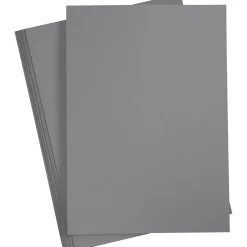 Karton, A4, 180 g, grå, 25 ark/ 1 pk.