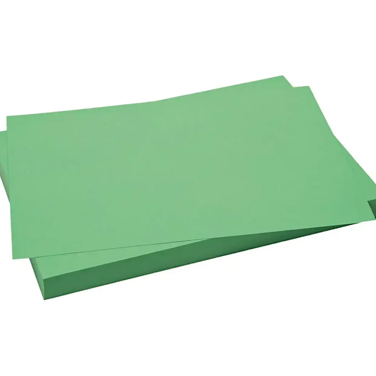Karton, A4, 270 g, græsgrøn, 10 ark/ 1 pk.