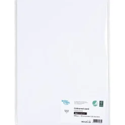 Karton, A4, 180 g, hvid, 25 ark/ 1 pk.