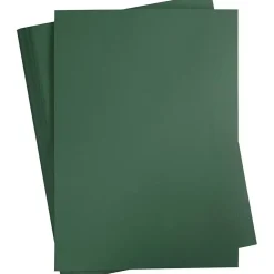 Karton, A2 420x600 mm, 180 g, grangrøn, 100ark