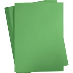 Karton, A2 420x600 mm, 180 g, græsgrøn, 100ark