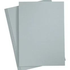 Karton, A4 210x297 mm, 220 g, grå, 10stk.