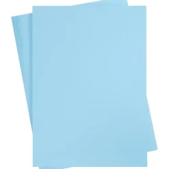 Karton, A2 420x600 mm, 180 g, himmelblå, 100ark