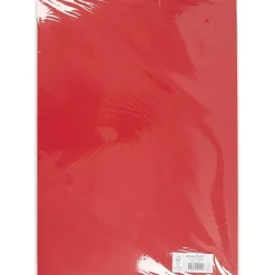 Karton, A2 420x600 mm, 180 g, julerød, 10ark