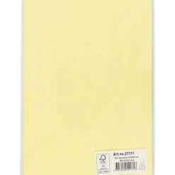 Karton, A4 210x297 mm, 180 g, kanariegul, 20ark