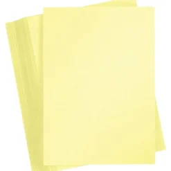 Karton, A4 210x297 mm, 180 g, kanariegul, 100ark