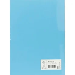 Karton, A4 210x297 mm, 180 g, klar blå, 100ark
