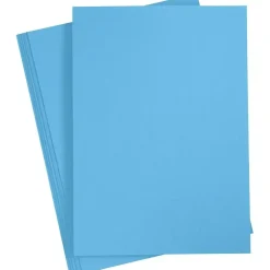 Karton, A4 210x297 mm, 180 g, klar blå, 20ark