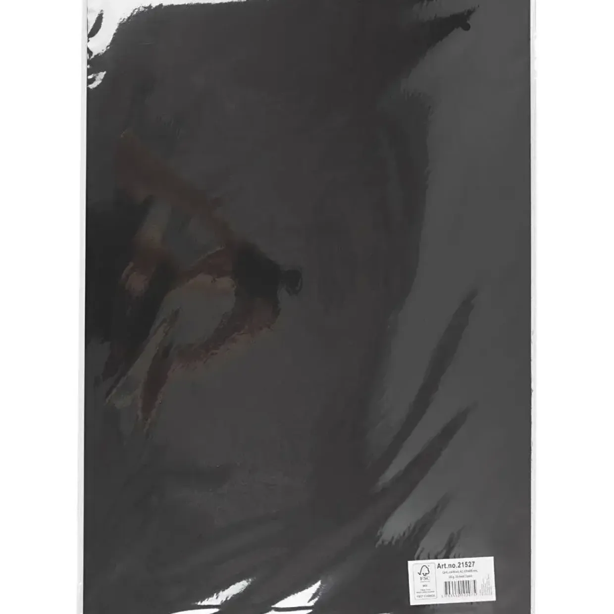 Karton - A2 420x600 mm - 180 g - Kulsort - 10 ark