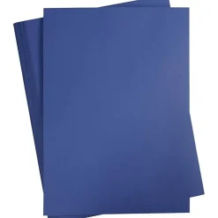 Karton, A2 420x600 mm, 180 g, midnatsblå, 100ark