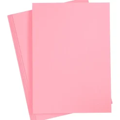 Karton, A4 210x297 mm, 210 g, mørk rosa, 10ark
