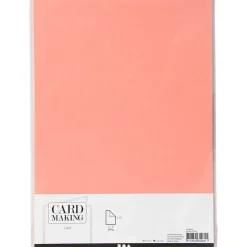 Karton, A4 210x297 mm, 210 g, mørk rosa, 10ark