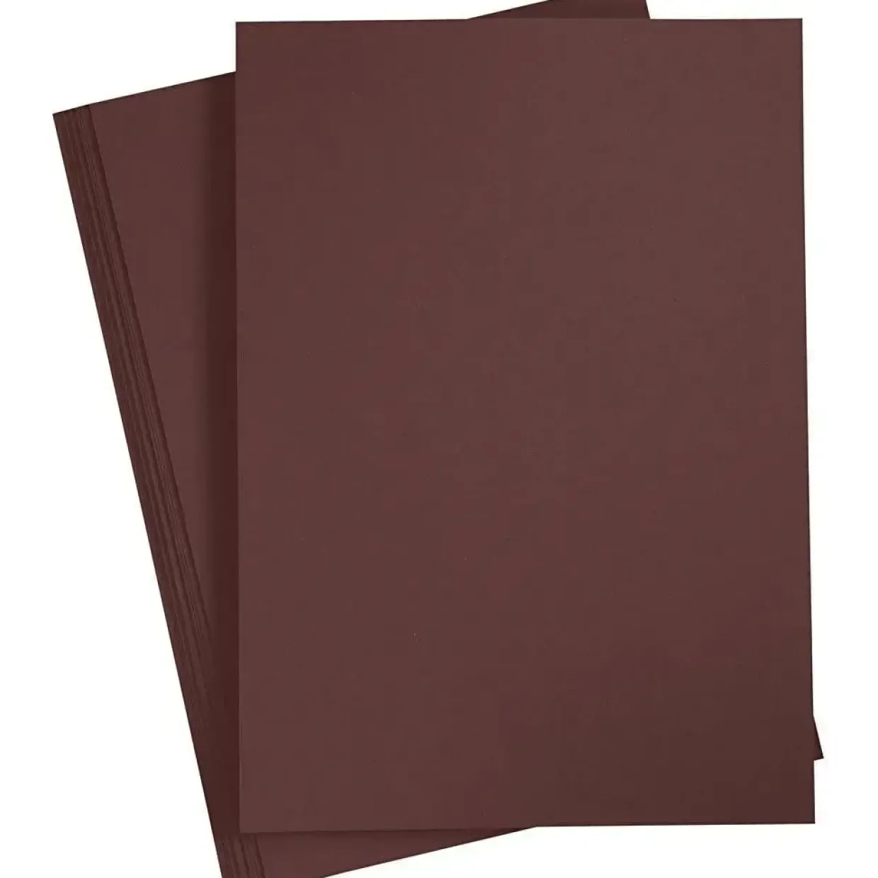 Karton A4 210 x 297 mm 180 gram kaffebrun - 20 ark
