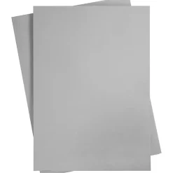 Karton, A2 420x600 mm, 180 g, stålgrå, 10ark