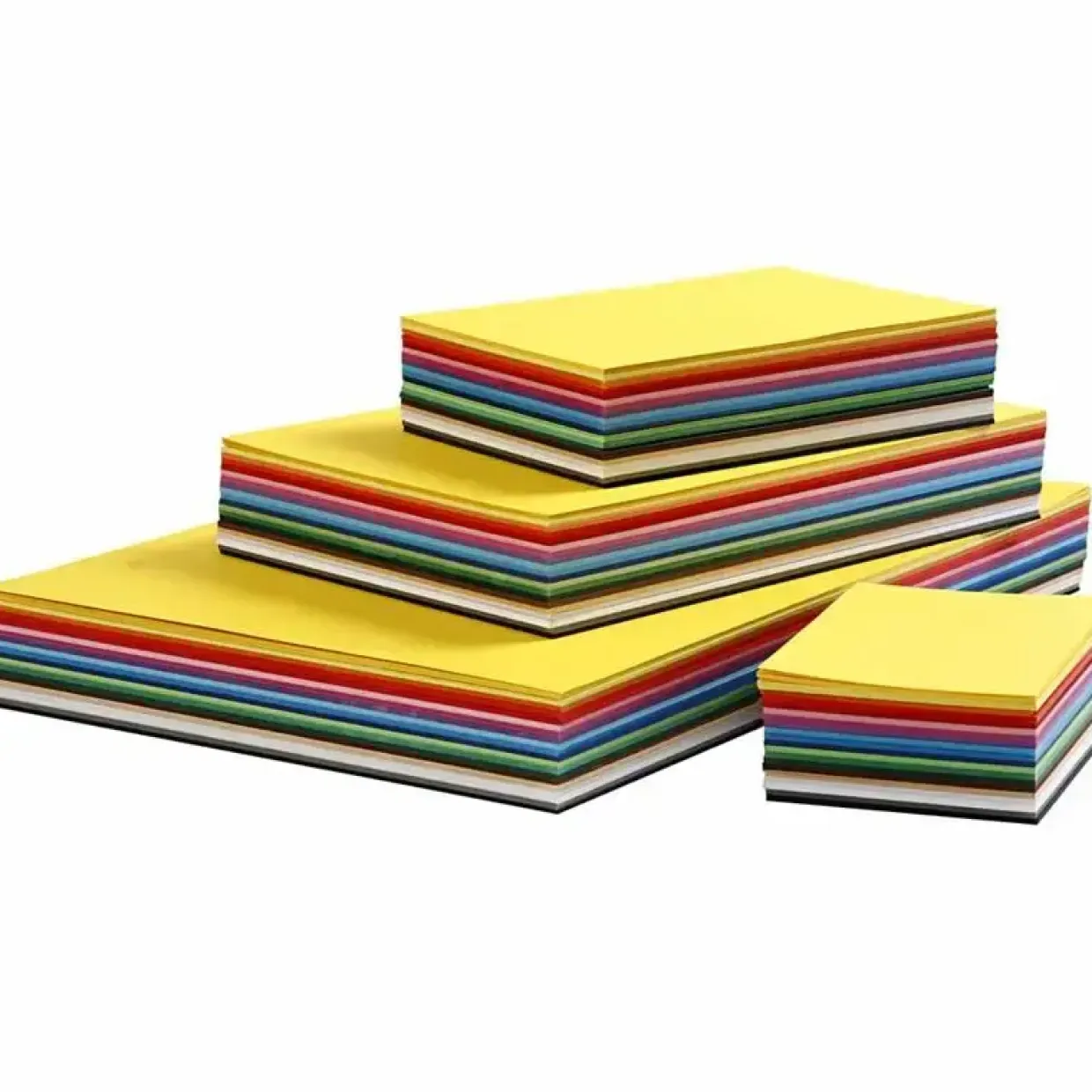 Karton - Creativ 180 g - A2/A3/A4/A5/A6 - Assorterede farver - 1800 ark
