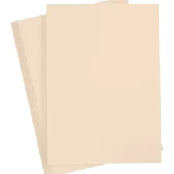 Karton - sand - A4 (210 x 297 mm) - 180 g - 20 ark