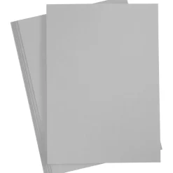 Karton stålgrå A4 210 x 297 mm 180 gram - 20 ark