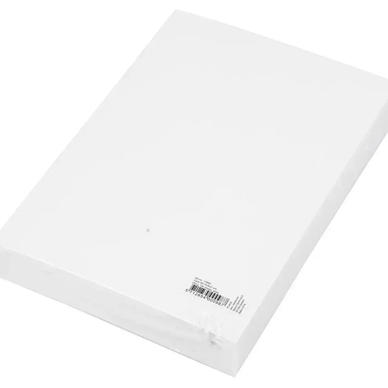 Karton, 14,8x21 cm, hvid, 100 ark