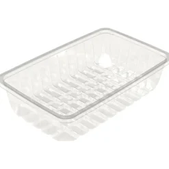 Kødbakke, K 81-60S, 26,3x16,4x5,9cm, 1850 ml, klar, APET - 300 stk
