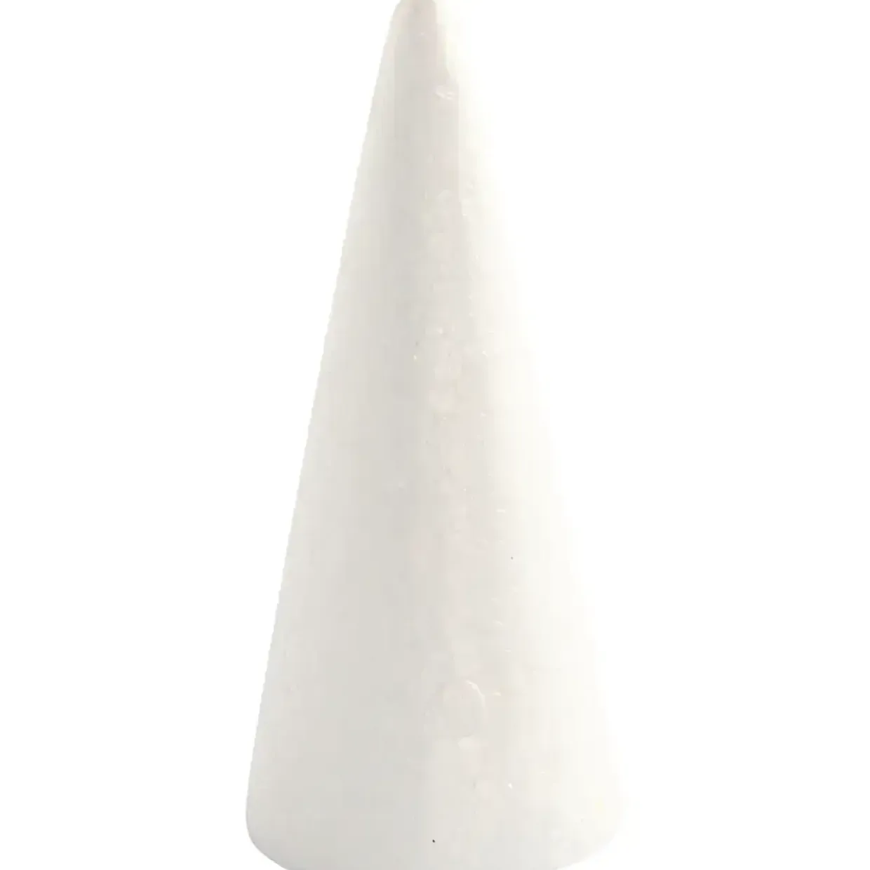 Kegle styropor Højde 14,5 cm, diameter 6 cm - 5 stk