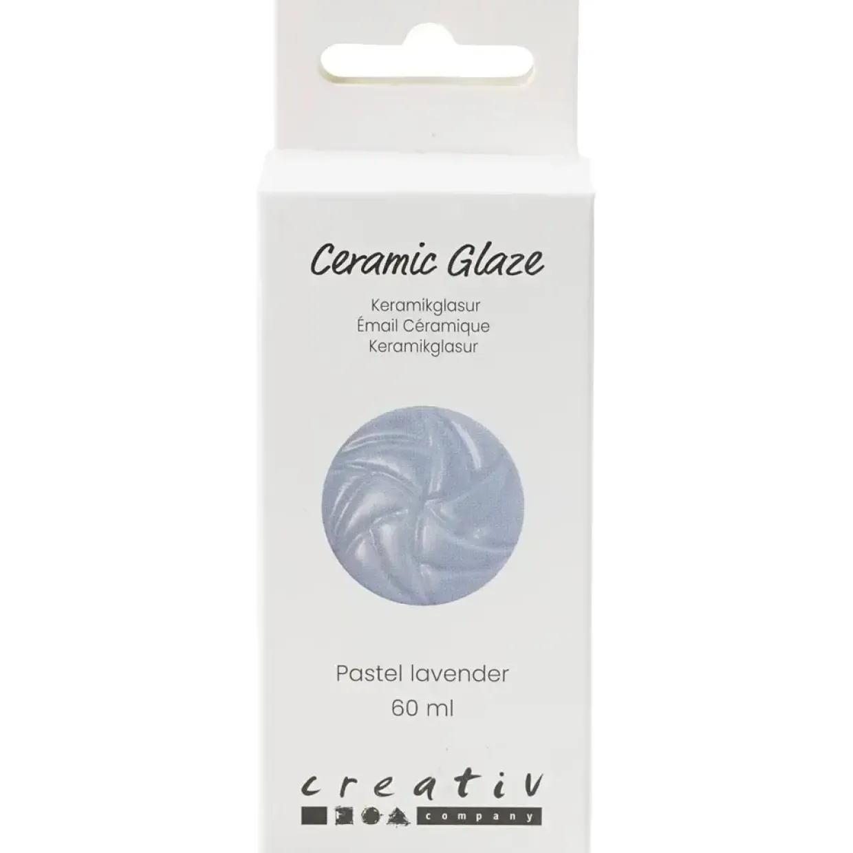 Keramikglasur, 984-1101 °C, dækkende, Pastel Lavender, 60 ml/ 1 ds.