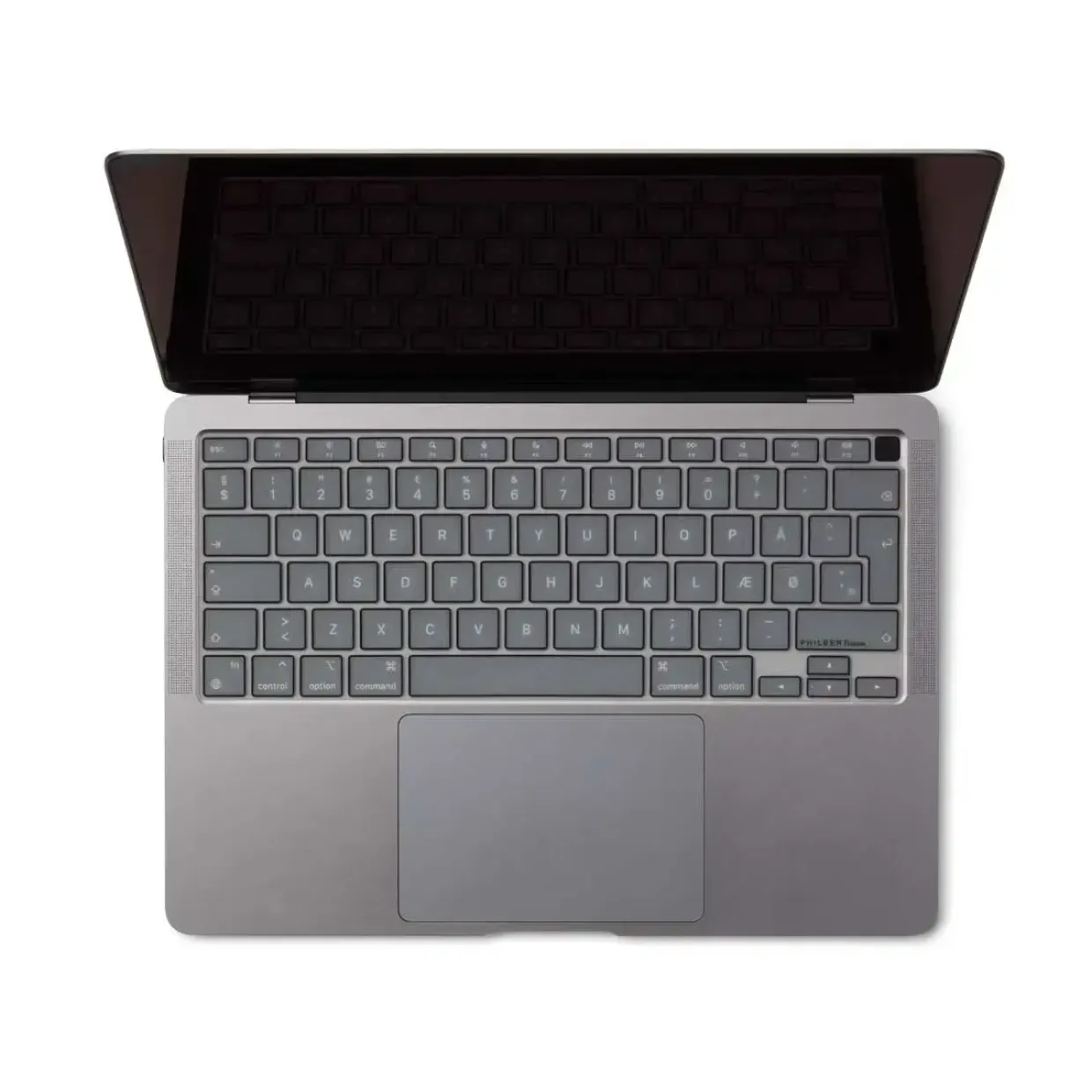 Keyboard Cover - Philbert MacBook Air 13" 2020 - Transparent/Sort - EU Layout