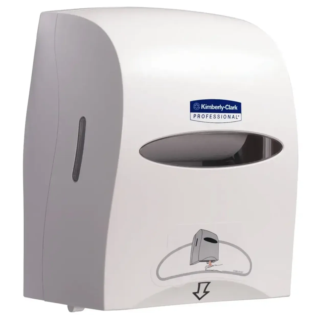 Kimberly Clark dispenser hvid - til håndklæderuller