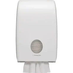 Kimberly Clark dispenser til håndklædeark interfold Aquarius hvid