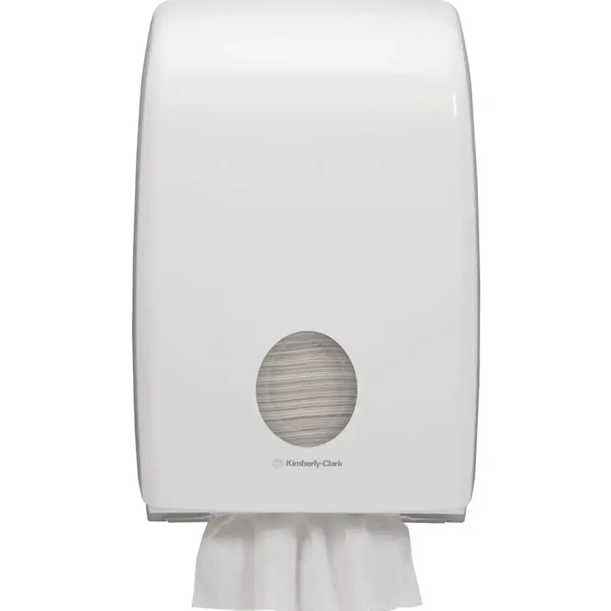 Kimberly Clark dispenser til håndklædeark interfold Aquarius hvid