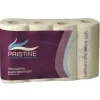 Køkkenrulle Pristine Extra Soft 2-lag Ø10.5cm L18mxB23cm Nyfiber Hvid - 8 pk x 4 rl/krt