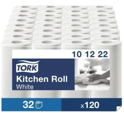 Køkkenrulle Tork 101222, 2-lags, Plus K1, 16,8 meter - 32 ruller