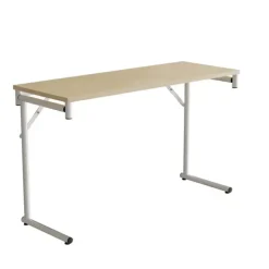 Klapbord Silhuett 1200x450mm,Birk laminat og hvidt stel