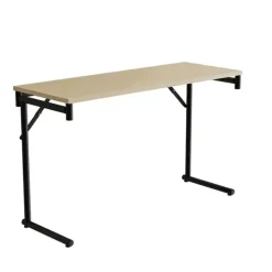 Klapbord Silhuett 1200x450mm,Birk laminat og sort stel