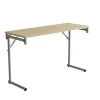 Klap bord Silhuett 1200x450mm,Birk laminat og alugråt stel
