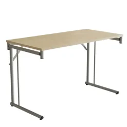 Klapbord Silhuett 1300x600mm,Birk laminat og sort stel