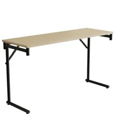 Klapbord Silhuett 1300x450mm,Birk laminat og krom stel