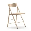Klapstol - Mini - Ecru beige - PP sæde/ryg - Lakerede ben - 2-pak