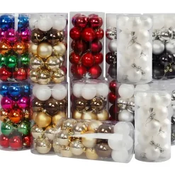 Kæmpe Julekugle assorteret sampak, 6 cm - 480 stk.