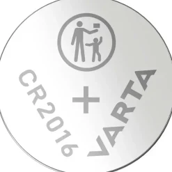 Knapcellebatteri, Varta, CR2016 pakke a 5 stk