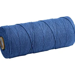 Knyttegarn - blå - 1 mm - 12/12 - 315 m - 220 g