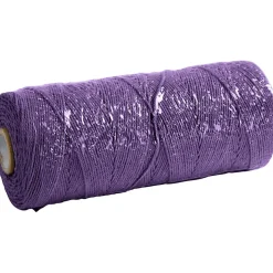 Knyttegarn, L: 315 m, tykkelse 1 mm, Tynd kvalitet 12/12, violet, 220 g/ 1 ngl.