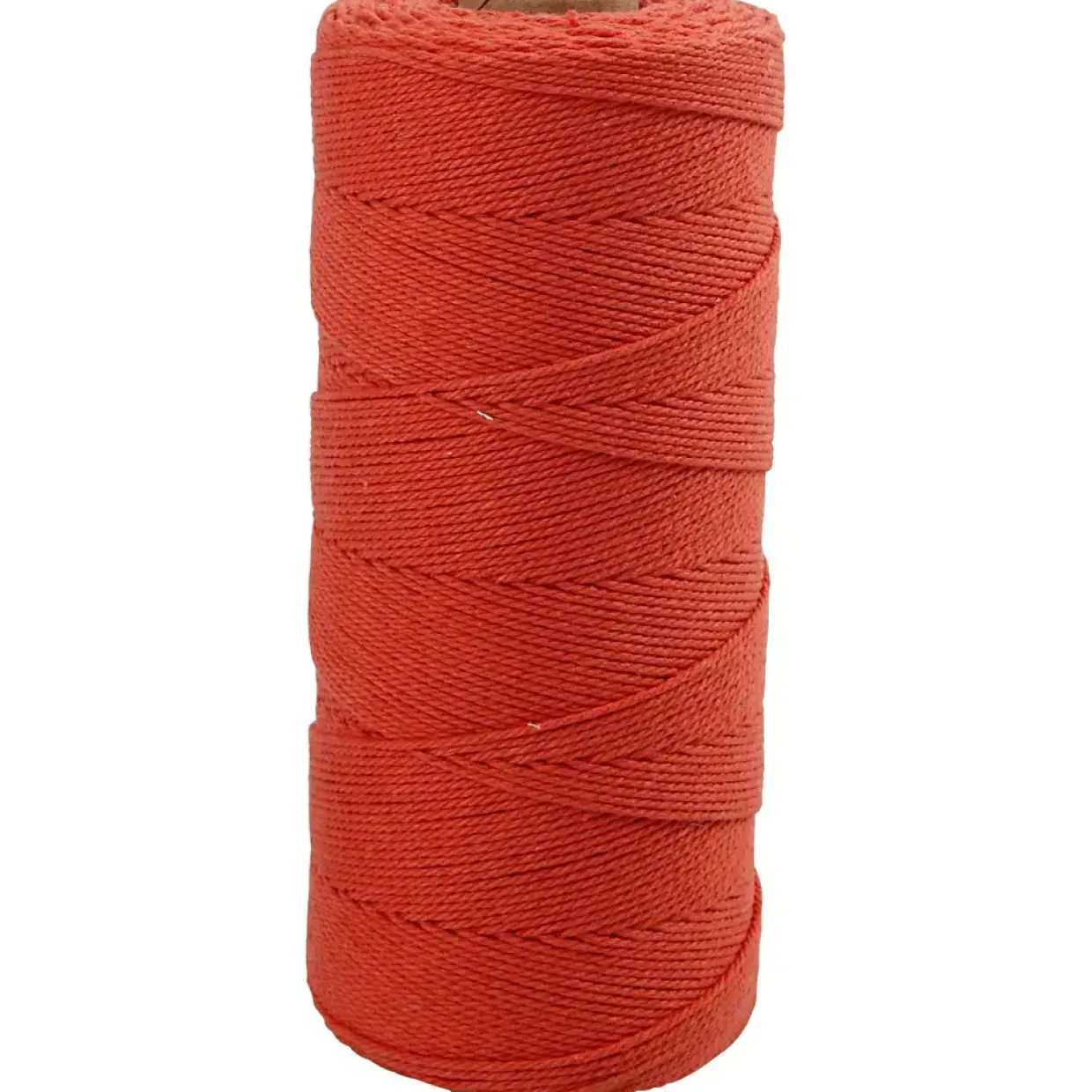 Knyttegarn, L: 315 m, tykkelse 1 mm, Tynd kvalitet 12/12, orange, 220 g/ 1 ngl.