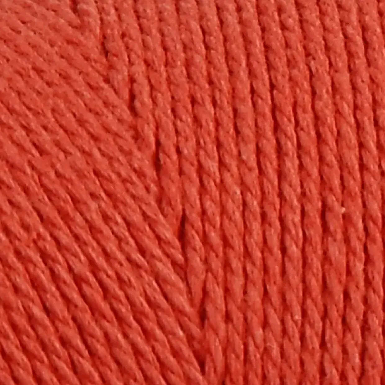 Knyttegarn, L: 315 m, tykkelse 1 mm, Tynd kvalitet 12/12, orange, 220 g/ 1 ngl.