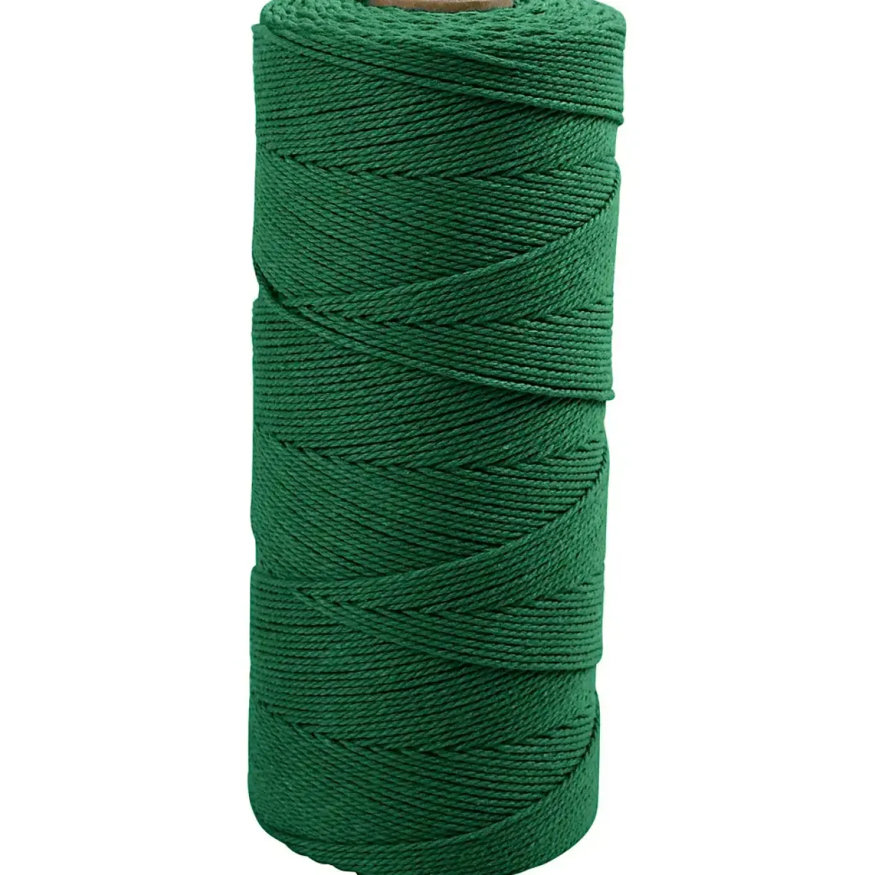 Knyttegarn, L: 315 m, tykkelse 1 mm, Tynd kvalitet 12/12, grøn, 220 g/ 1 ngl.