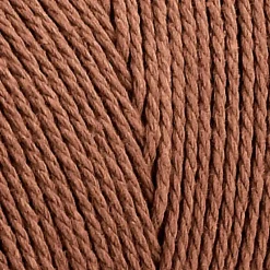 Knyttegarn, L: 315 m, tykkelse 1 mm, Tynd kvalitet 12/12, brun, 220 g/ 1 ngl.