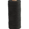 Knyttegarn - Sort - 1 mm - 320 m - 250 g