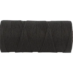 Knyttegarn - Sort - 1 mm - 320 m - 250 g