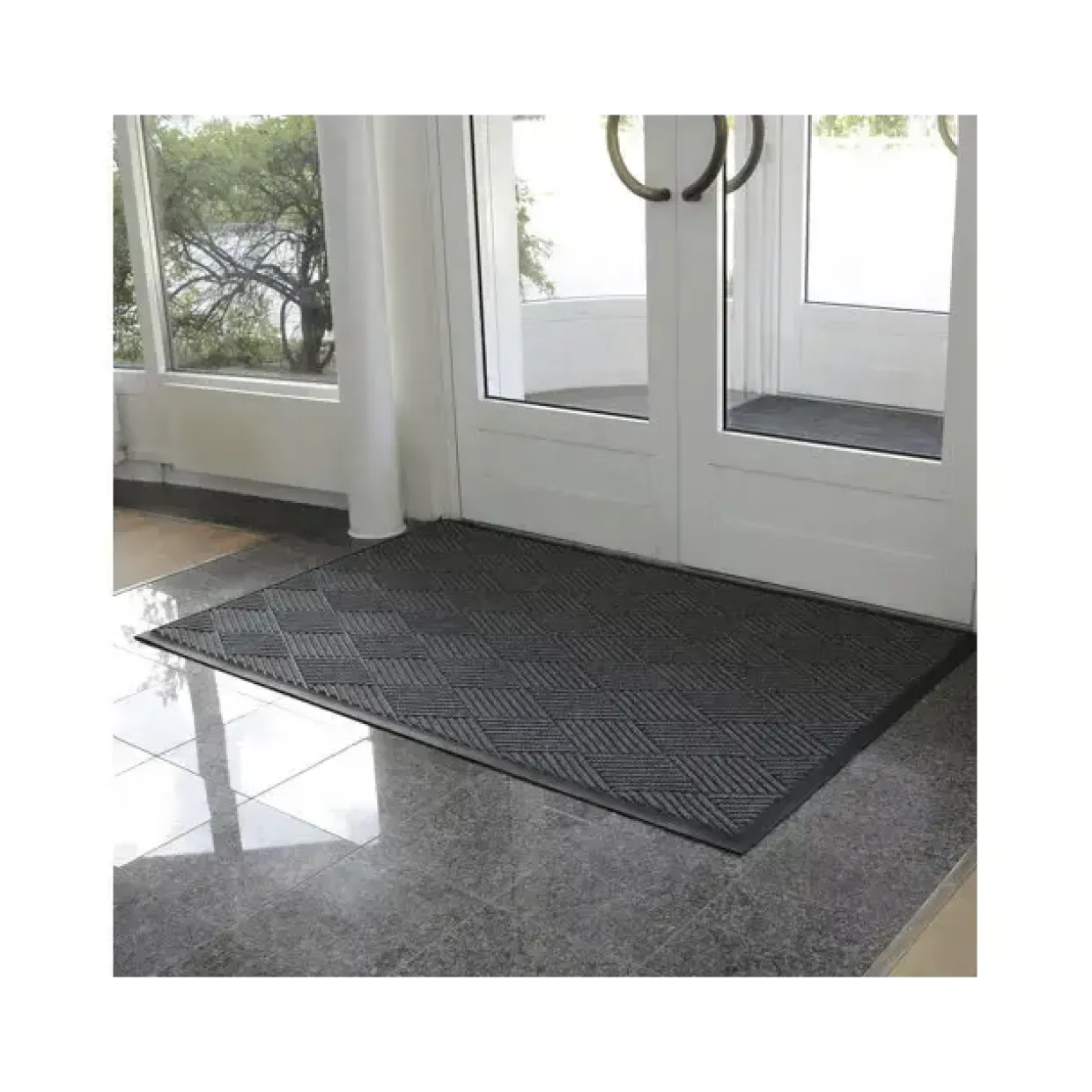 Kombinationsmåtte - Matting - Combi Premier Eco - Grå - 89 x 150 cm