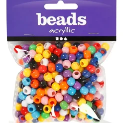 Kongoperler, dia. 8 mm, hulstr. 4 mm, 70 g, 125ml