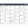 Kontorkalender væg - Moderne - A4 - 2027 - Mayland - 27059050